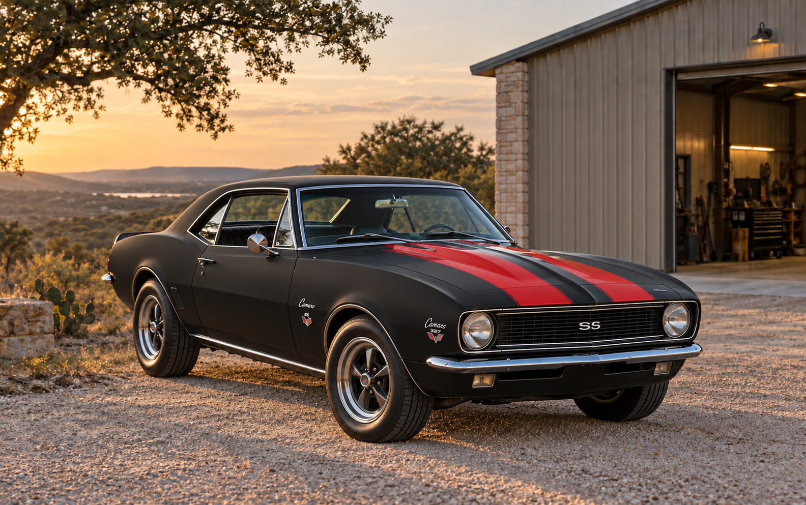 AI-generated illustrative placeholder for 1967 Camaro; not an actual vehicle photograph