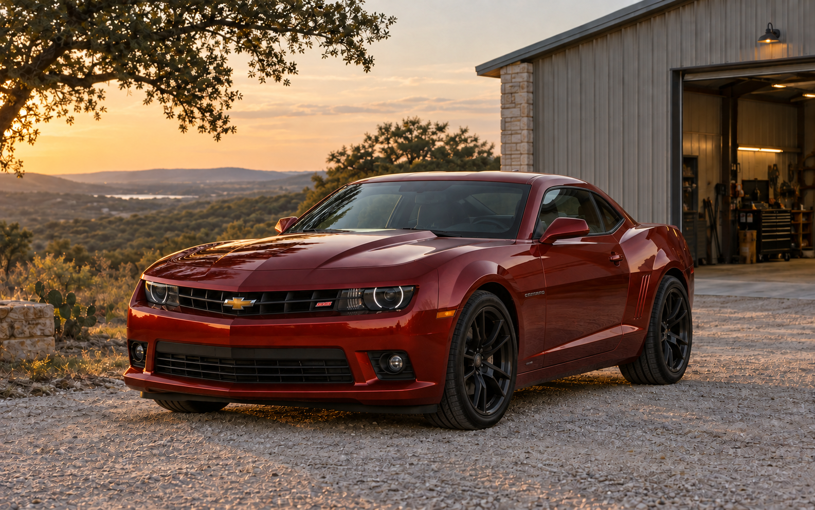 AI-generated illustrative placeholder for 2014 Camaro; not an actual vehicle photograph